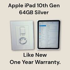 New Apple iPad 10th Gen. 64GB, Wi-Fi, 10.9in - Silver Apple Warranty picture