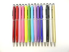 Lot 2 in1 Capacitive Touch Screen Stylus Ball Point Pen For Samsung Smartphone picture