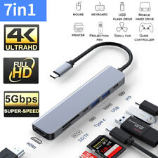 7 in 1 Multiport USB-C Hub Type C To USB 3.0 4K HDMI Adapter For Macbook Pro Air picture