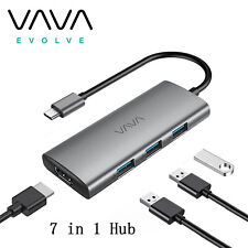VAVA USB C Hub 7-in-1 USB C Adapter 100W Power Delivery Charging 7 Port picture