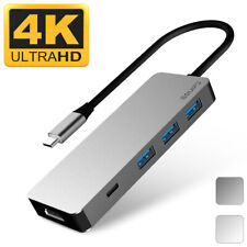EQUIPD USB C HUB Type-C Adapter 4K HDMI USB 3.0 Charging for Macbook Pro & More picture
