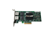 HP NC360T 412646-001 412651-001 PCI-E Dual Port Ethernet Adapter Half Height picture