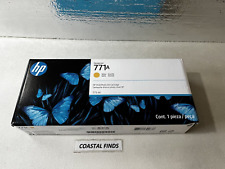HP 771A Yellow Ink Cartridge B6Y18A OEM NEW Sealed Current 2025 Date Z6200 Z6600 picture