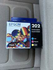 Epson T202520-S 202 Color Ink Cartridge Magenta Yellow Cyan. Exp 04/2025 picture
