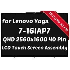 for Yoga 7 16IAH7 82UF0014US 82UF0015US LCD Touch Screen w/ Bezel 16