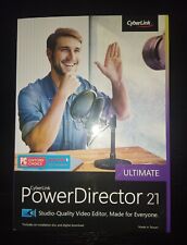 CyberLink PowerDirector 21 Ultimate New Factory Sealed picture