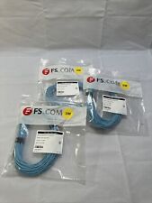 FS.COM 20m OM3 Multimode Fiber Patch Cable LC/UPC-LC/UPC Duplex 2.0mm OFNR picture