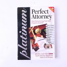 Perfect Attorney Platinum PC CD create legal documents self help advice template picture