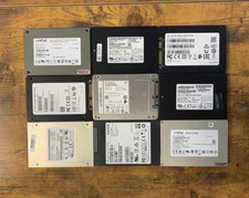 [ BULK LOT OF 10 ] SSD 256GB Various SSDs Samsung SanDisk Crucial Intel picture