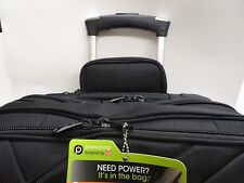Power Bag By Sharper Image Wheel BriefCase LEGAL SIZE picture