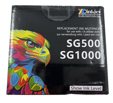 4 pk of Sublimation Ink - XCinkjet Compatible for Sawgrass SG500 SG1000 - CMYK picture