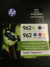 NEW, Box Opened. HP 962XL Black 962 Cyan/Magenta/Yellow Genuine Ink 4 Pack.  picture
