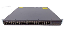 Cisco Catalyst 3650 WS-C3650-48PS-S 48-Port PoE+ Managed Switch w/ 4x 1G SFP picture