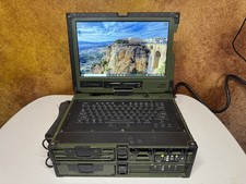 VT Miltope TSC V3-GM45 Military Rugged Touchscreen Laptop MSD-V3 Dock picture