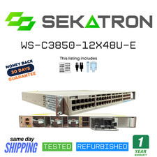 π Cisco WS-C3850-12X48U-E 48-Port mGig + 10G UPoE Switch β‘ FastShip picture