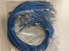 Sokqovt Cat6a Slim Patch Cables 0.5ft 22 Pack Blue 28AWG 10G 550MHz Pure Copper picture