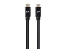 Monoprice Ultra Compact USB Type-C 3.2 Gen2 Cable - 1m (3.3ft) - Black, 10Gbps picture