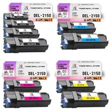 10Pk TRS 2150 BCYM Compatible for Dell 2150 2150CDN 2150CN Toner Cartridge picture