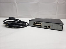 HP OfficeConnect 1910 8-Port Gigabit Ethernet Switch JG348A With Power Cable picture