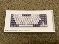 Satechi SM1 Slim Mechanical Backlit Bluetooth Keyboard - White picture