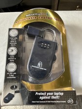 Security DR. Retractable Laptop Lock Clamshell Packaging NEW SEALED picture
