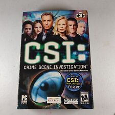 PC Game ~ CSI 3 Disc CD Rom Game ~ Interactive Crime Solving Adventure picture