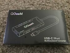 BRAND NEW QGeeM 4-in-1 USB-C Hub Adapter to 4K HDMI Multiport Adapter *IN HAND* picture