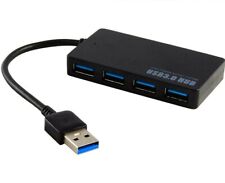 4-Port USB 3.0 Hub 5Gbps Portable Compact for PC Mac Laptop Notebook Desktop picture