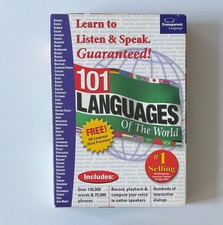 Learn To Listen And Speak 101 Languages of the World 4 cd rom set picture