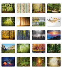 Ambesonne Forest Nature Mousepad Rectangle Non-Slip Rubber picture