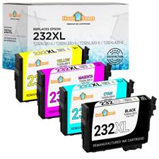 4PK 232XL Replacement Ink Cartridges for Epson T232XL (BCMY, 4-Pack) picture
