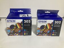 Epson T202520-S 202 Color Ink Cartridge Magenta Yellow Cyan (2 Packs) Exp 7/23 picture