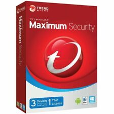 Trend Micro Maximum Security 2022 3 PC/Devices 1 Year | Full Version/Upgrade picture