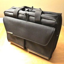 Delsey Business Commuter Executive Meeting Bag Nylon Padded Laptop Many Pockets picture