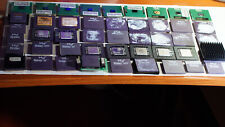 2.5 LB Mix Lot Of 46 CPUs Most With Gold Pins Intel AMD Cyrix AS IS picture