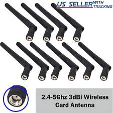 10 Pack RP-SMA Antenna for WiFi 2.4GHz/5Ghz Wireless Card Router picture
