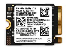 Samsung PM991a 1TB 2230 M.2 NVMe PCIe Gen 3x4 SSD Solid State MZ9LQ1T0HBLB picture
