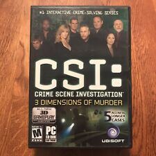 CSI Crime Scenes Investigation (PC CD-ROM 2006) Complete Excellent Condition L/N picture