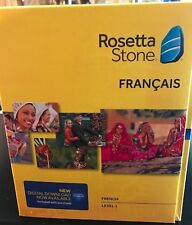 Rosetta Stone LEARN FRENCH 1  CD SET + DIGITAL DOWNLOAD +HEADSET ,VERSION 4 picture