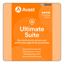 Avast Ultimate Suite 2026 - 10 Device - 2 Years - VPN & AntiTrack [Download] picture