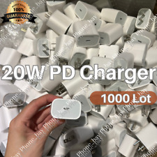 1000 PACK Bulk For iPhone iPad 20W USB C Type C Power Adapter Fast Charger Block picture
