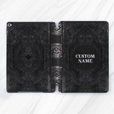 Black Old Book Custom Name Case For iPad 10.2 Air 3 4 5 Pro 9.7 11 12.9 Mini picture