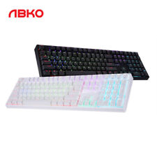 ABKO Hacker Electro-Capacitive KN01 Keyboard RGB PBT 45G/55G Black/White picture