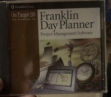 Vintage Franklin Day Planner On Target 2.0 Windows 95 PC Software Jewel Case picture