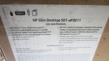 HP S01-aF0011 (256GB SSD, AMD Athlon Silver, 2.3 GHz, 4 GB) Desktop picture