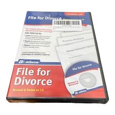 GENUINE Adams File For Divorce Manual & Forms on CD Valid All States Mac & Win picture