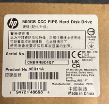 HP 9EQ11A - 500GB CCC FIPS Hard Disk Drive - HP GENUINE picture