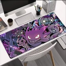 800x300mm Purple Ghost Anime Gaming Mouse Pad XXL PC Desk Mat Keyboard Pad picture