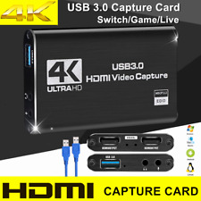 4K Audio Video Capture Card,USB3.0 HDMI Game Capture Device Switch for Streaming picture