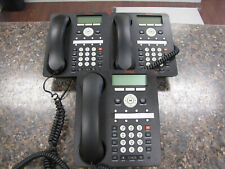 Lot of (3) Avaya 1608 VOIP Office Business Phones with Stands  picture
